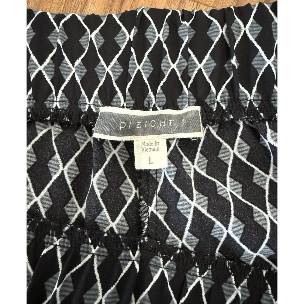 Pleione Women's Casual Loose Pants‎ Size Medium Crop - Picture 2 of 4
